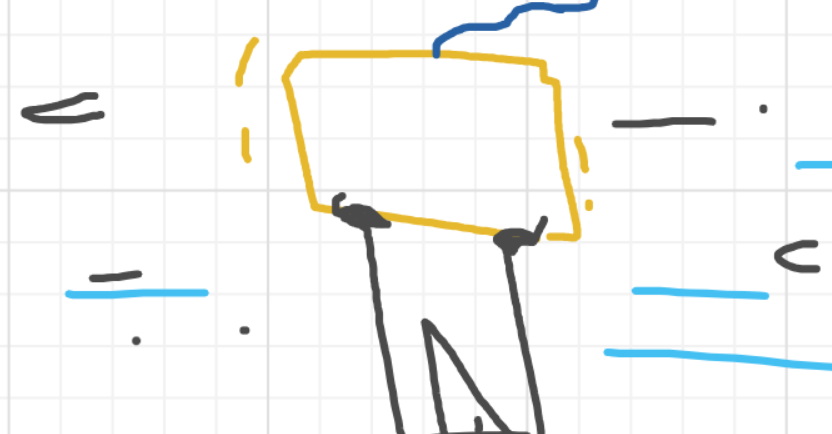 A panel from I've Been Everywhere, Man, episode nine of the Board Boards object show by Furretwalk/WalkingFurret.